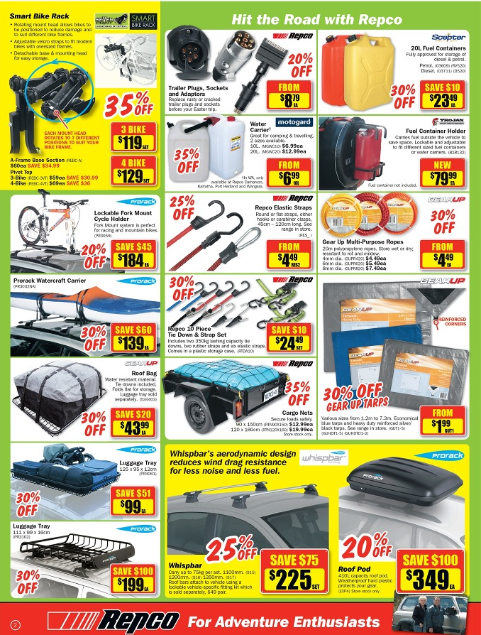 Repco Easter Getaway Specials Just Commodores